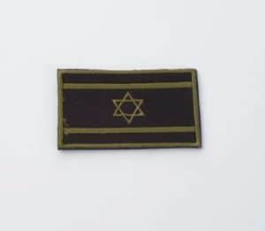 דגל ישראל שחור חאקי