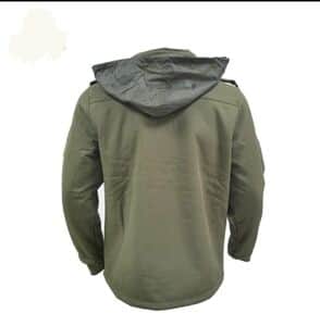 סופטשל צבאי עם פרווה windproof