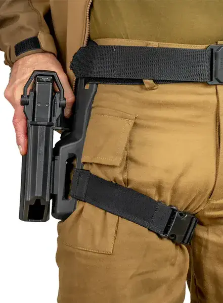 נרתיק ירך לגלוק19 עם פנס/כוונת לייזר גם ל17,45,19X LE2