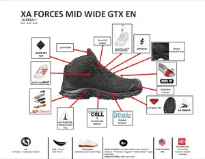 נעלי סלומון QUEST 4D GTX FORCES EN (שחור)