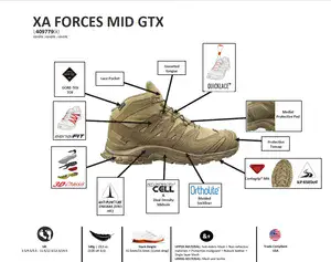 נעלי סלומון XA FORCES MID GTX (מדברי)