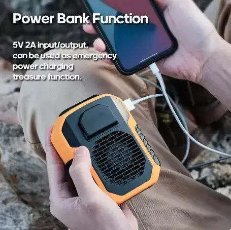 מאוורר אישי לחיילים + מטען נייד