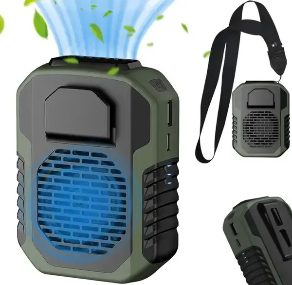 מאוורר אישי לחיילים + מטען נייד