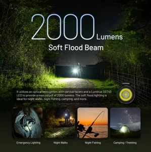 פנס נייטקור 2000LUMINUS מבית NITECORE