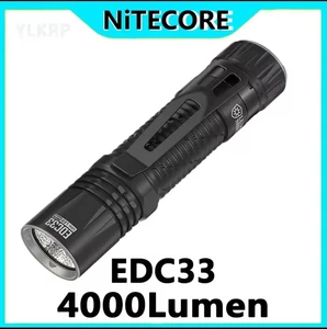 פנס מבית NITCORE בעוצמה של 4000 לומנס דגם EDC33