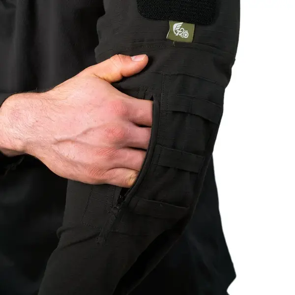 מדים טקטיים שחורים SHEDOW X מבית STRIKE 20