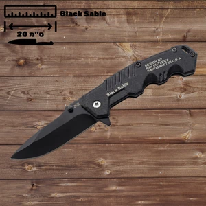 סכין טקטית Black sable