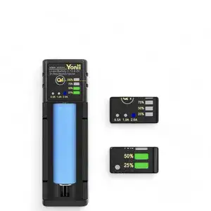 מטען חכם לסוללה אחת מבית YONII ּ+ כבל USB